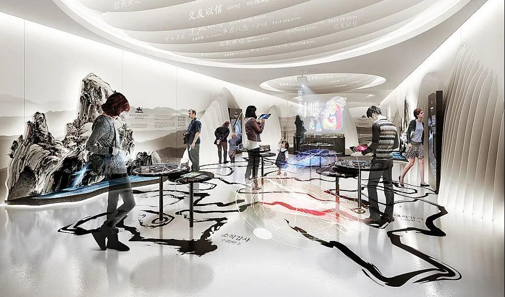 巖星建設(shè)|展廳設(shè)計的三大設(shè)計風格插圖