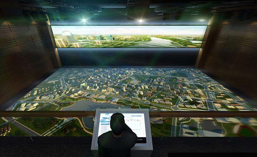 VR三維數字沙盤插圖(1)