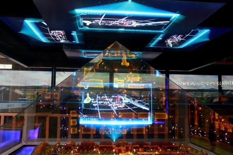 利用全息投影沙盤進行房地產開發插圖 利用全息投影沙盤進行房地產開發插圖